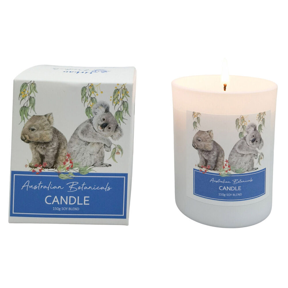 2x Urban Australian Botanicals Popcorn Blue Soy Blend One-Wick Candle 150g