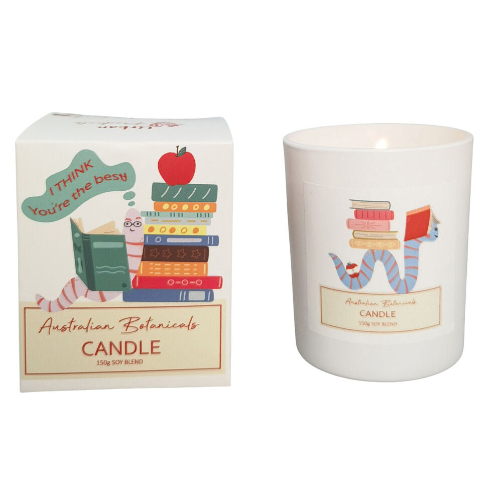 Urban Australian Botanicals Bookworm You're The Best Soy One-Wick Candle 150g