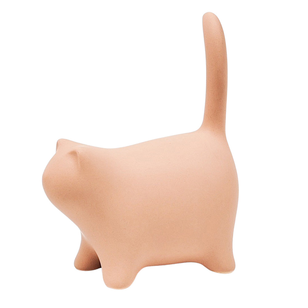 2PK Urban Products Cat Pot/Garden/Shelf Ornament Bisque 13cm