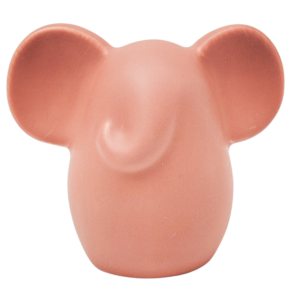 2PK Urban Products Elephant Ornament Home Decor Dusty Rose 10cm