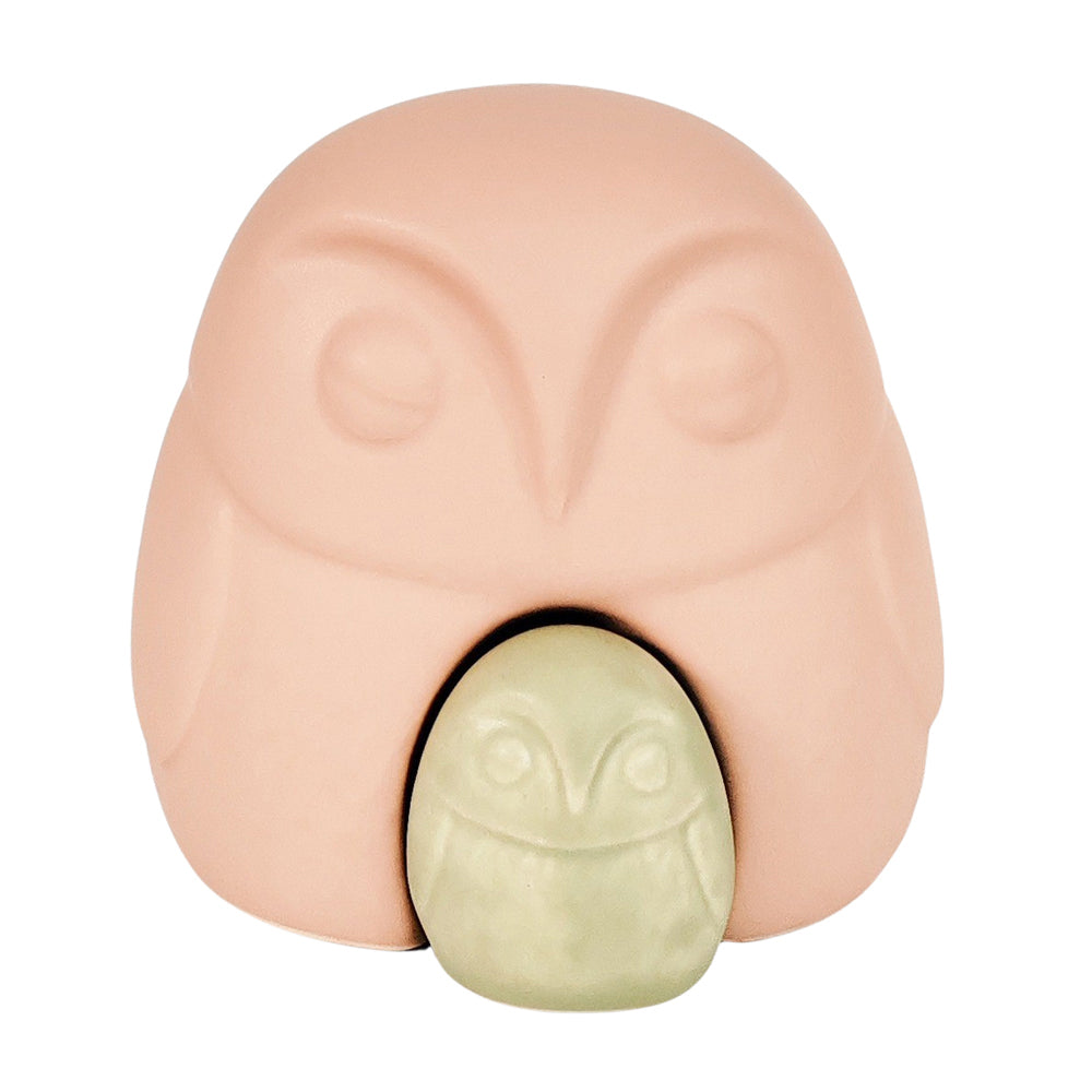 2PK Urban Products Family Nesting Owl Ornament Bisque 11cm