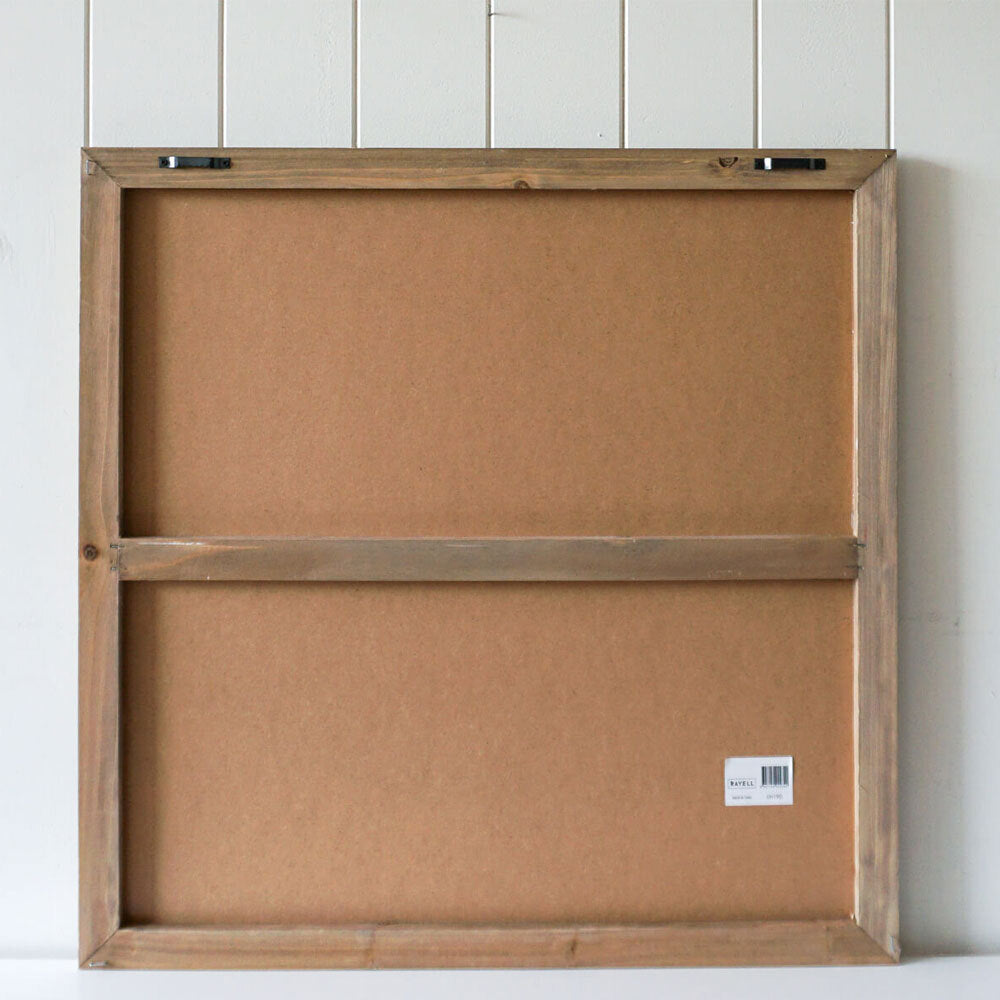 Rayell Square Chalkboard Weekly Planner 60x60cm w/ Hanging Hook
