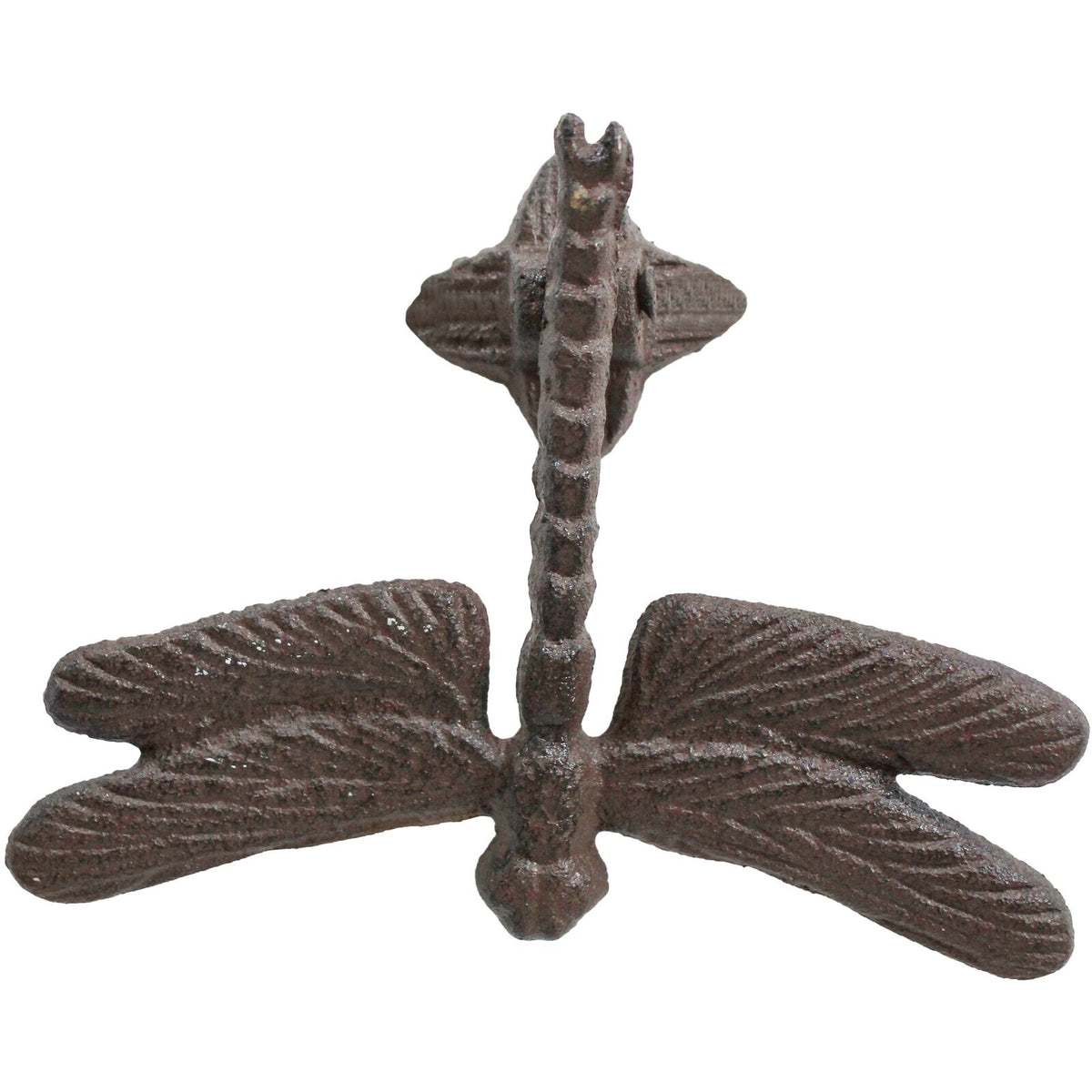 2PK LVD Doorknocker Dragonfly Cast Iron 14.5cm Home Decorative - Brown