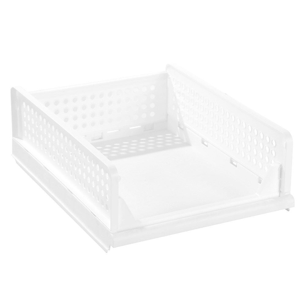 2PK Boxsweden Foldaway 42.5x14cm Stackable Storage Basket Medium