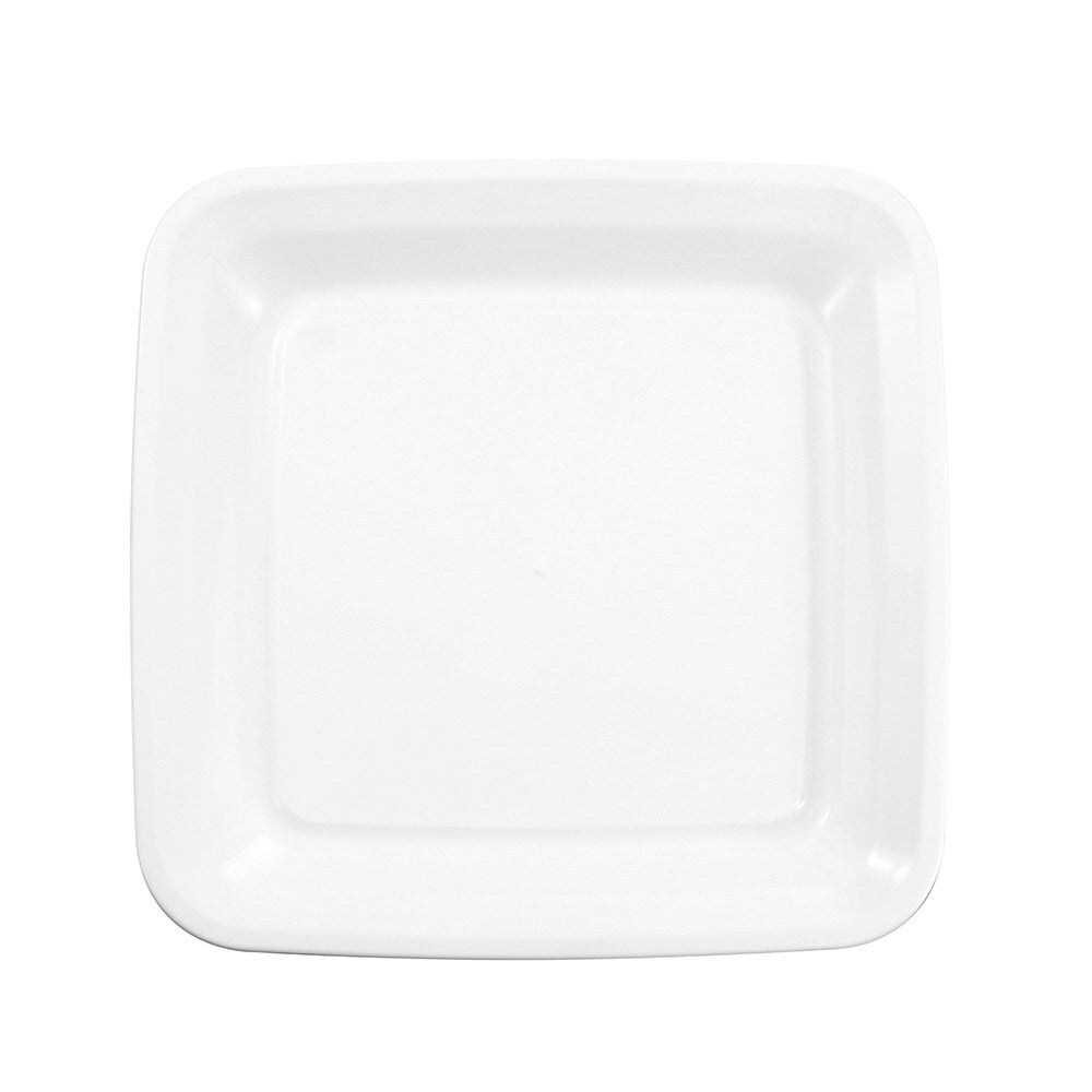 8PK Lemon & Lime Square 40x40cm Serving Platter - White