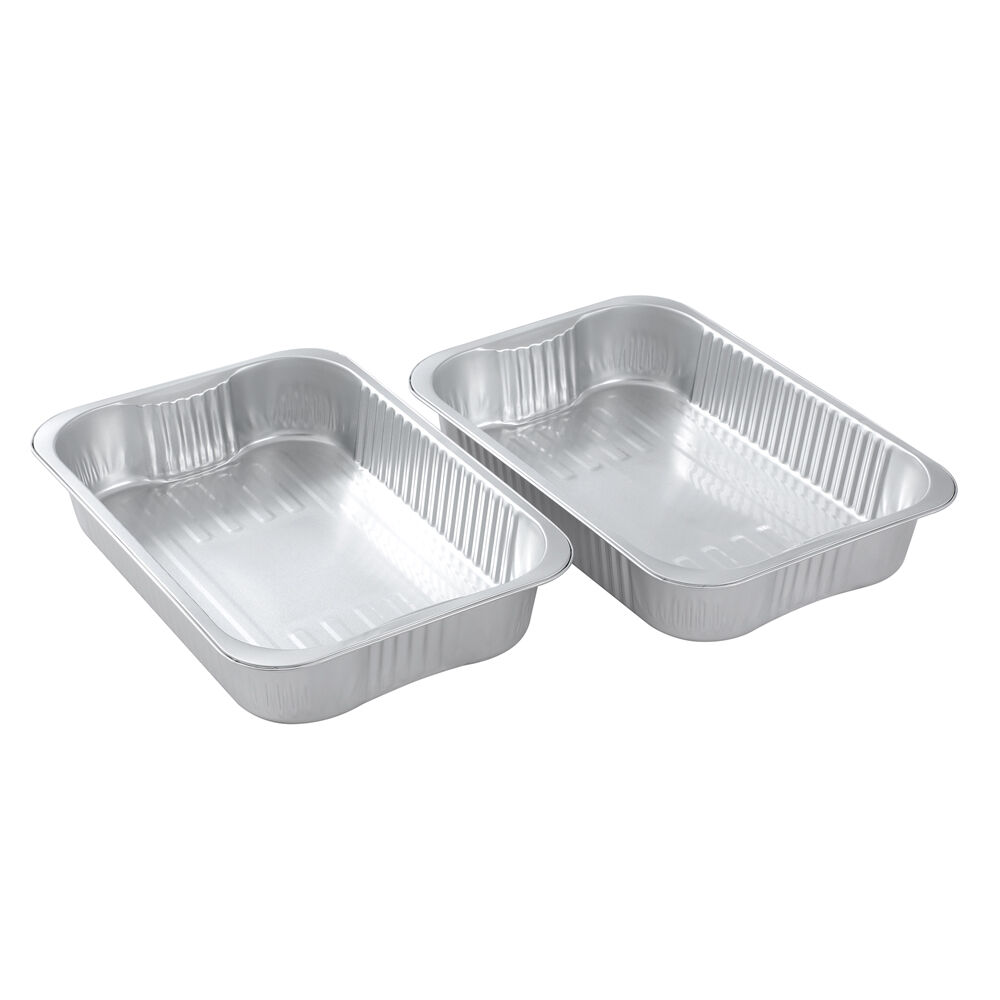24pc Lemon & Lime Premium Smooth Wall Foil Tray 31x24.5cm - Silver