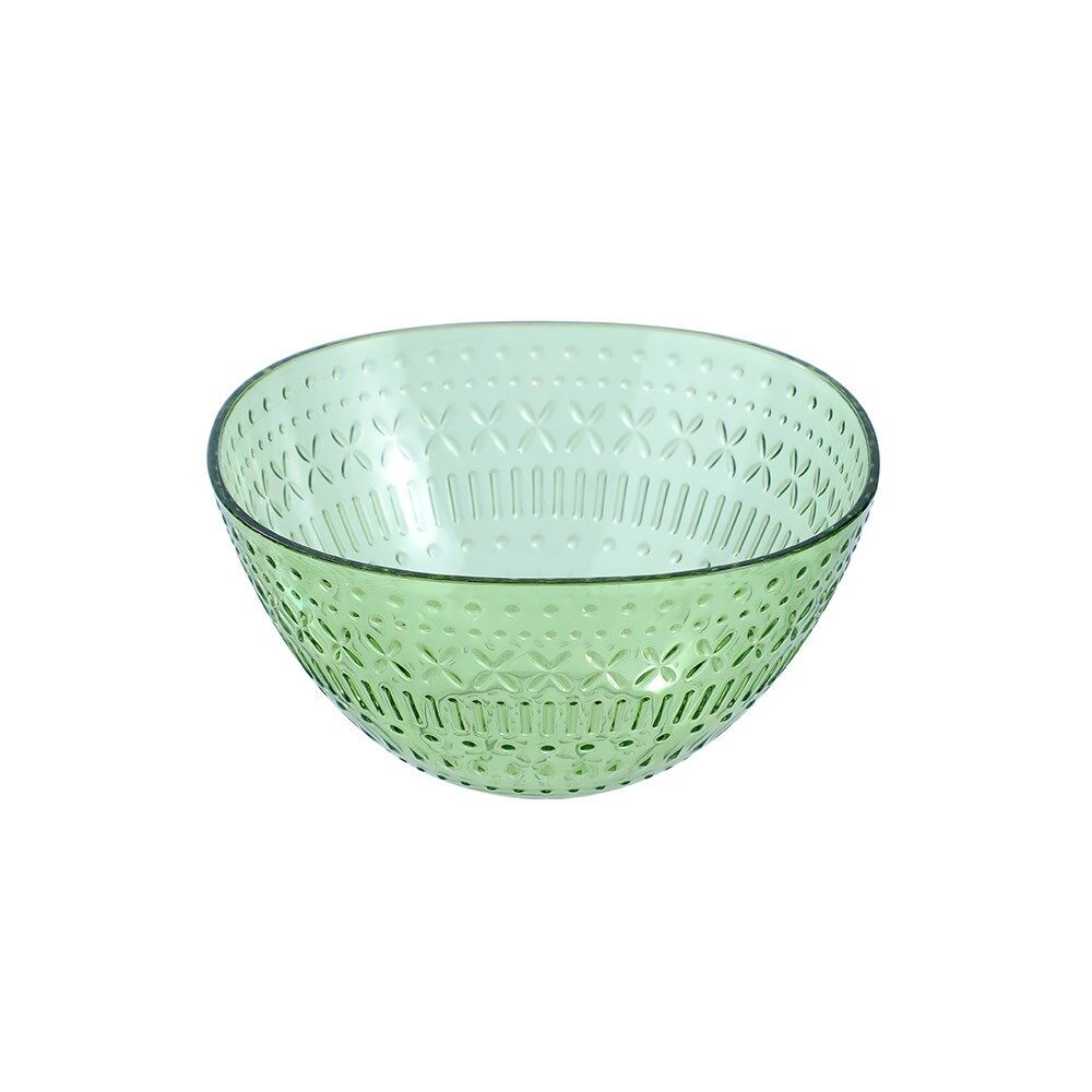 48PK Lemon & Lime Moroccan Deco Serving Bowl 14cm Amber/Green/Pink Assorted