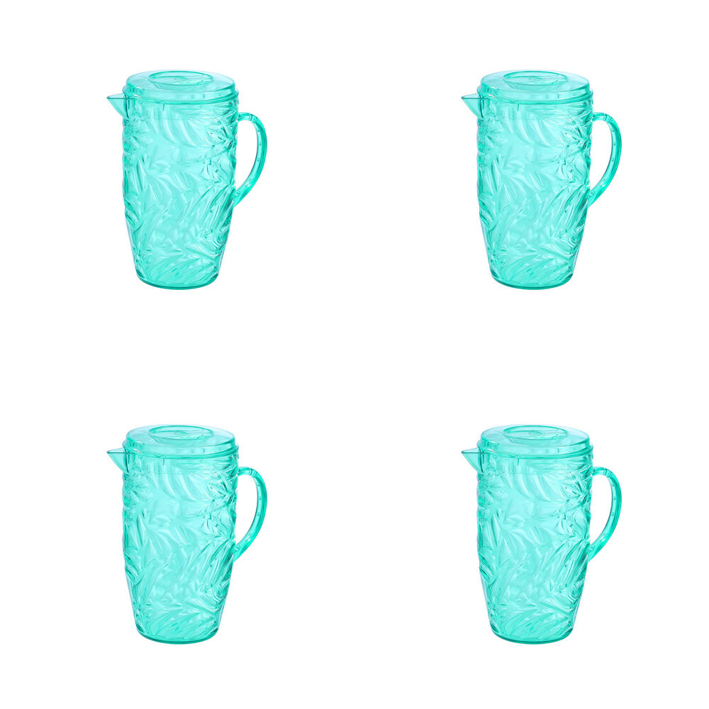 4PK Lemon & Lime Summer Outdoor Dining Breeze Deco Pitcher Jug 2.5L Assorted