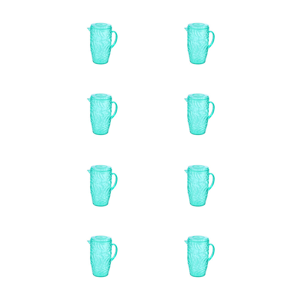 8PK Lemon & Lime Summer Outdoor Dining Breeze Deco Pitcher Jug 2.5L Assorted