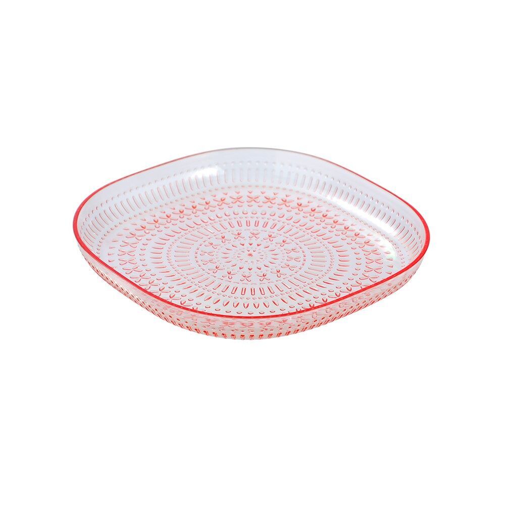 24PK Lemon & Lime Moroccan Deco Side Plate 20.5cm Amber/Green/Pink Assorted