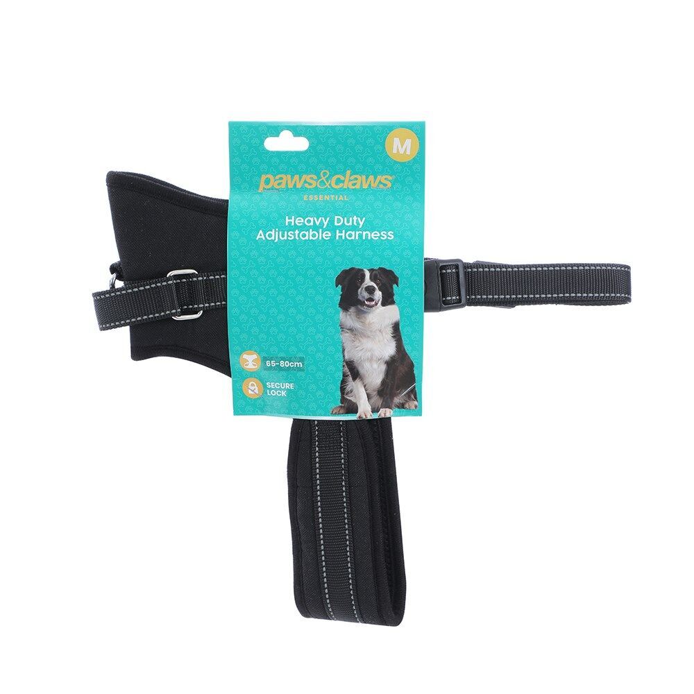 2PK Paws & Claws Strong Secure Lock Pet Harness Medium 65-80cm
