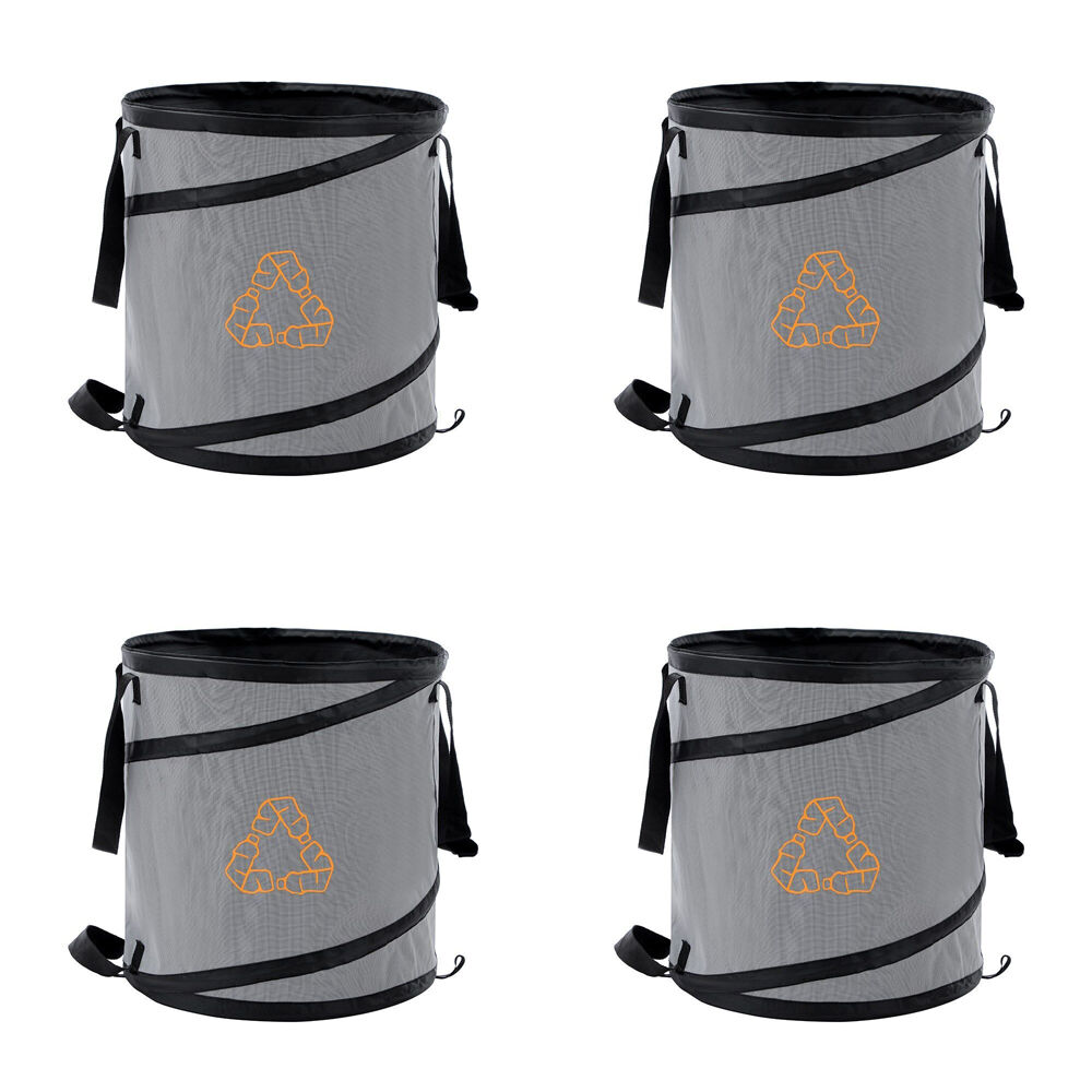 4PK Boxsweden Bottle Recycling Pop Up Storage Bag 85L 46x46x48cm