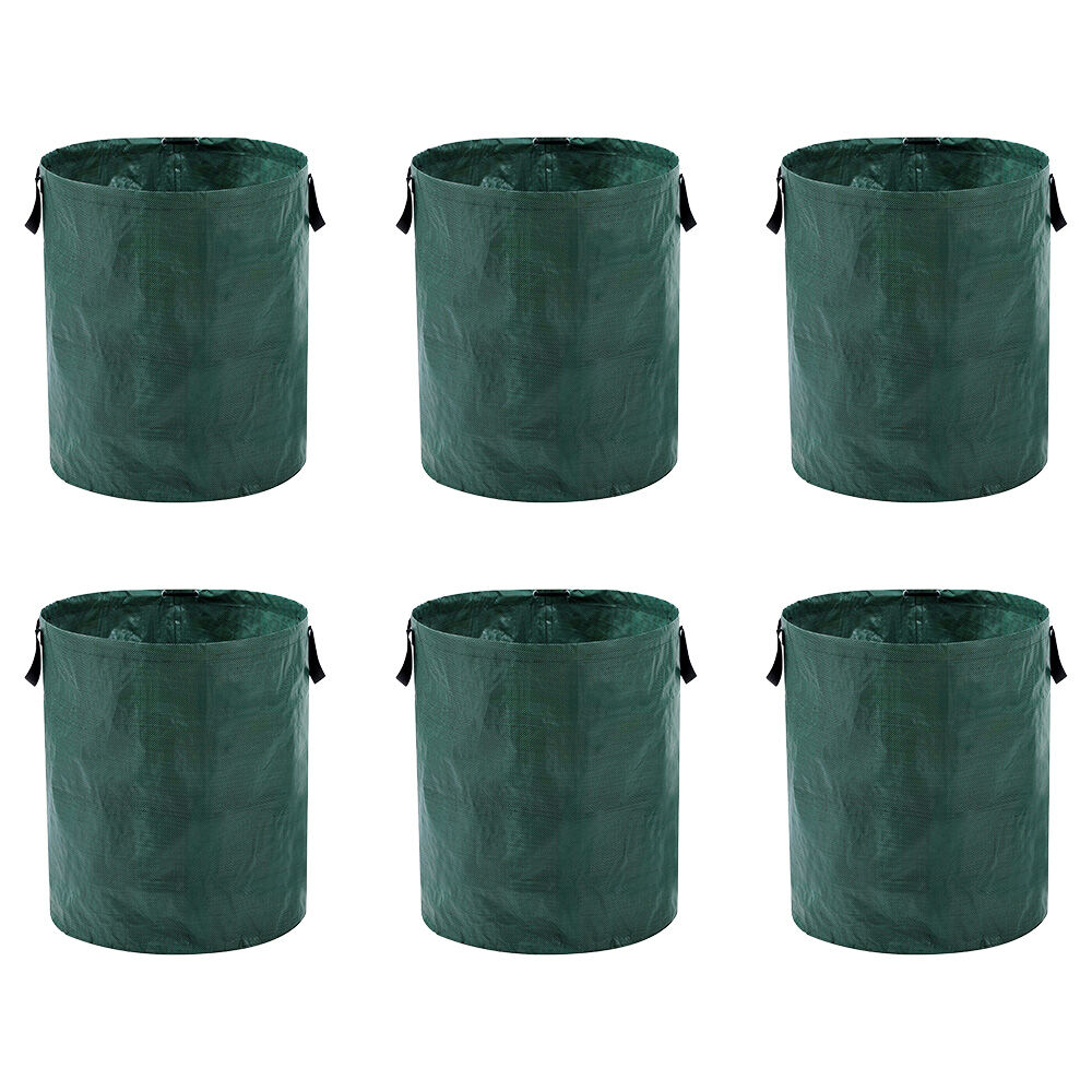6PK Boxsweden Durable Garden Bag Jumbo 270L 66x66x75.5cm