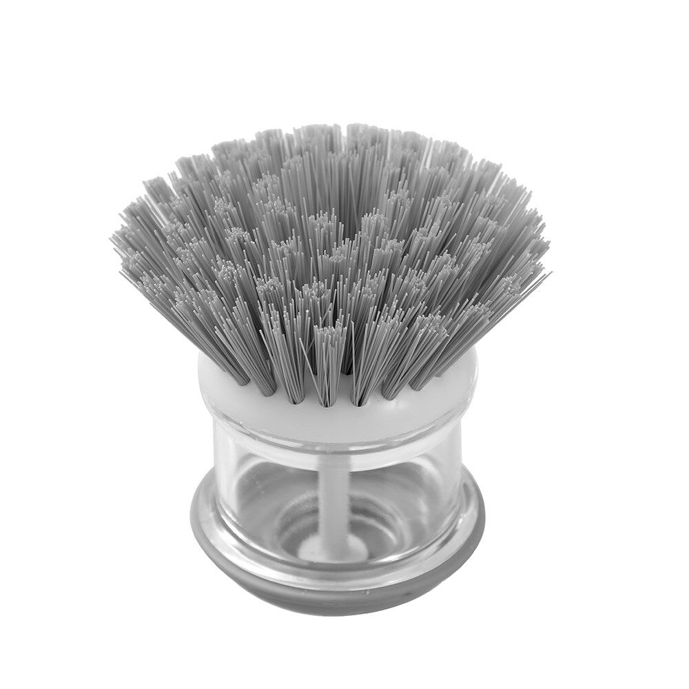 12PK Boxsweden Prime Essentials Built-in-Soap Dispenser Palm Dish Brush Assorted