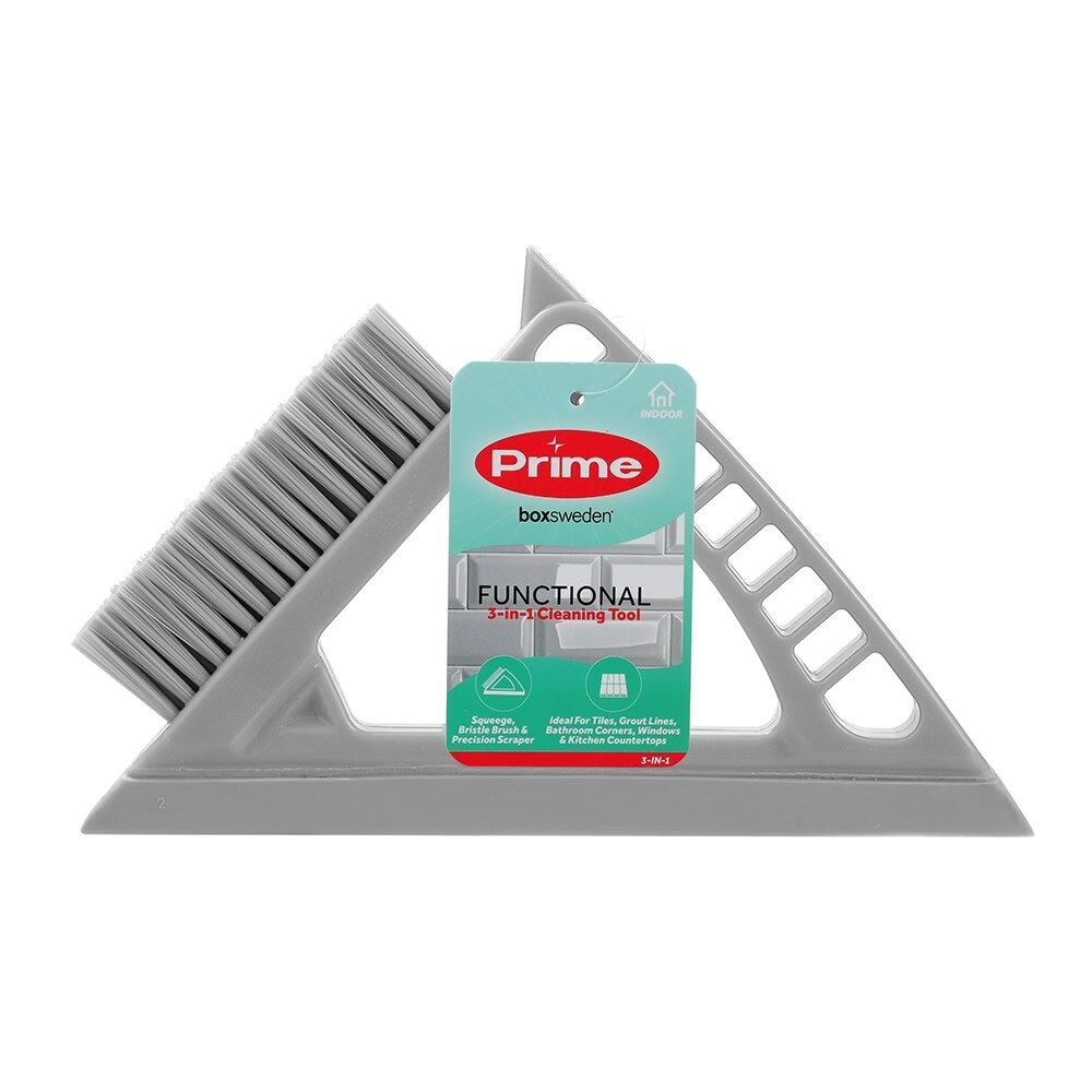 6PK Boxsweden Prime Dual Function Cleaning Tool w/ Squeegee/Brush/Scrapper Assorted