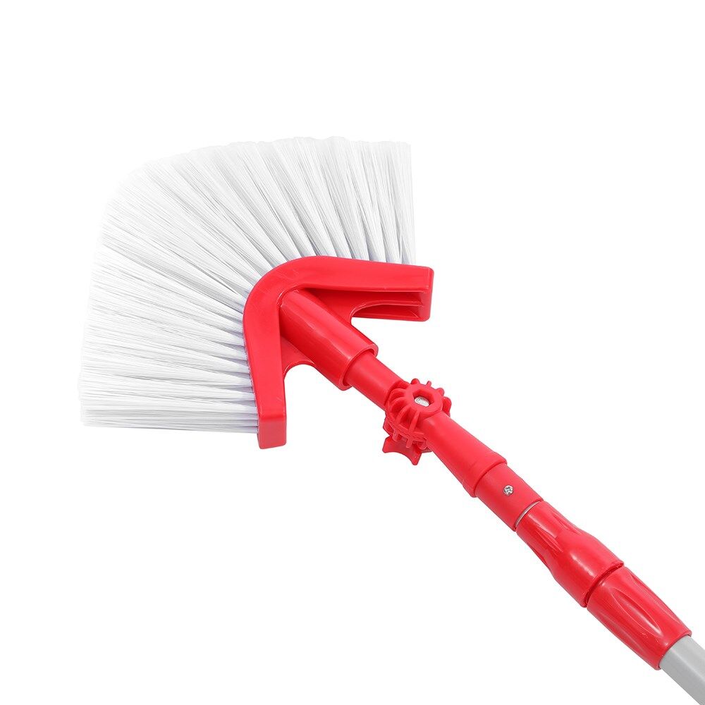 4PK Boxsweden Prime V-Shaped Corner Cobweb Brush with Rotating Head Assorted