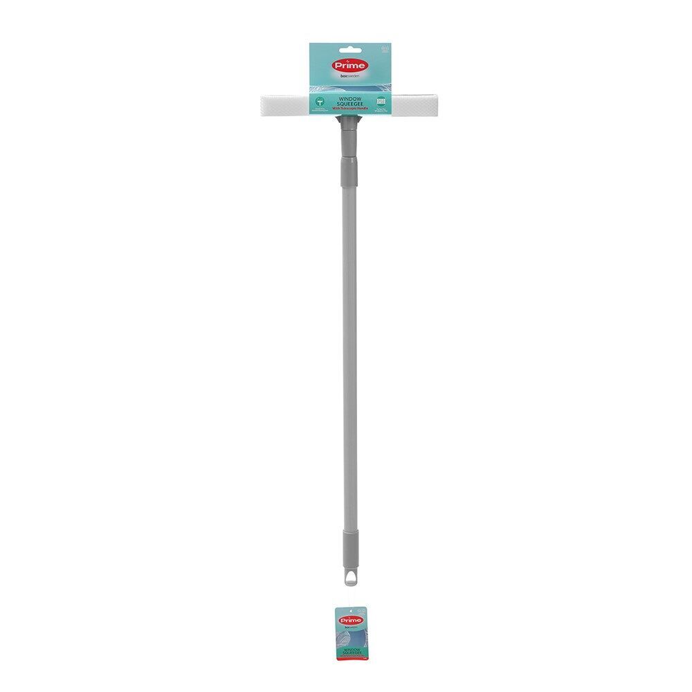 3PK Boxsweden Prime Window Cleaning Squeegee w/ Sponge & Handle 1.3m/25cm Assorted