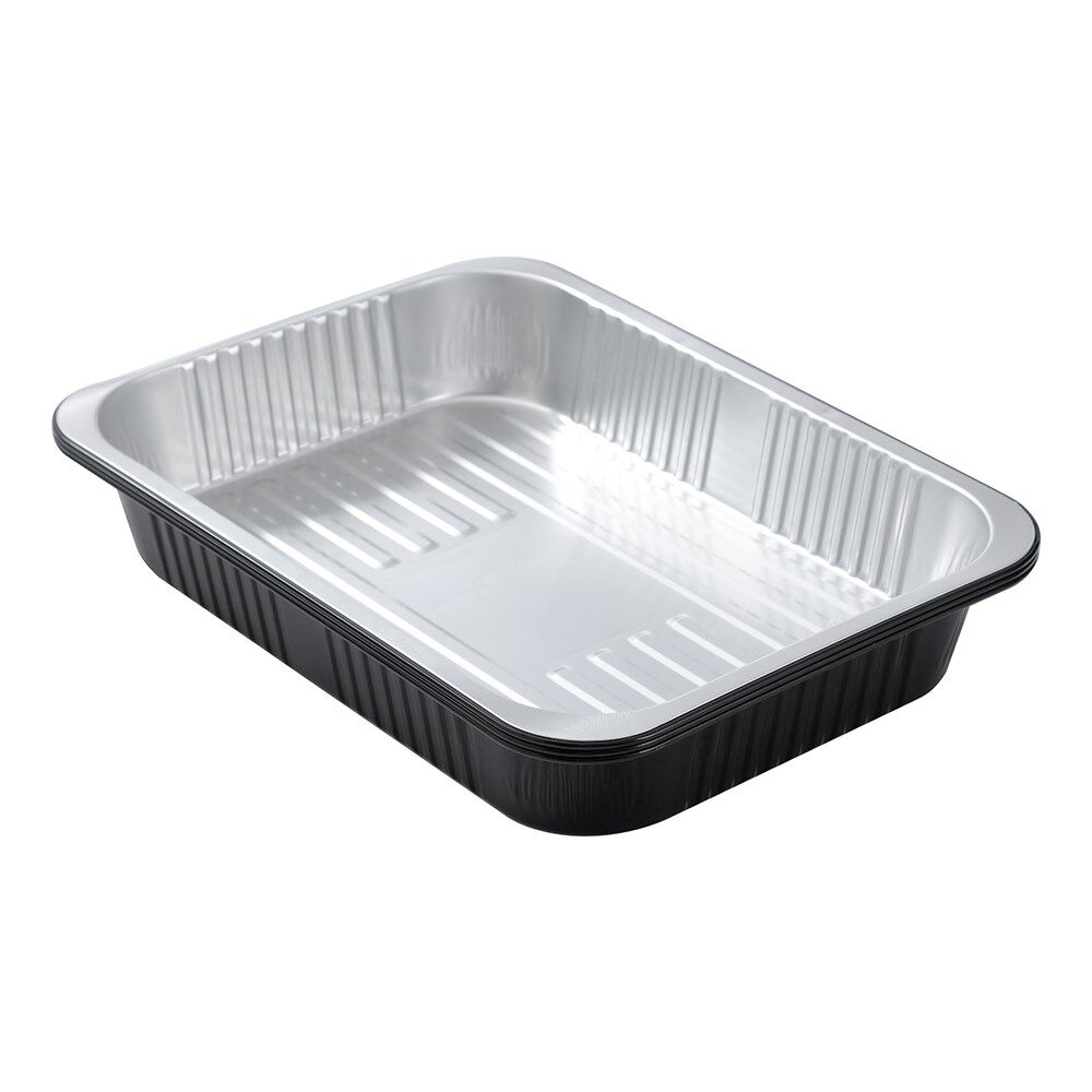 12x 3pc Lemon and Lime Premium Aluminium Two-Tone Foil Container 37x27x6cm