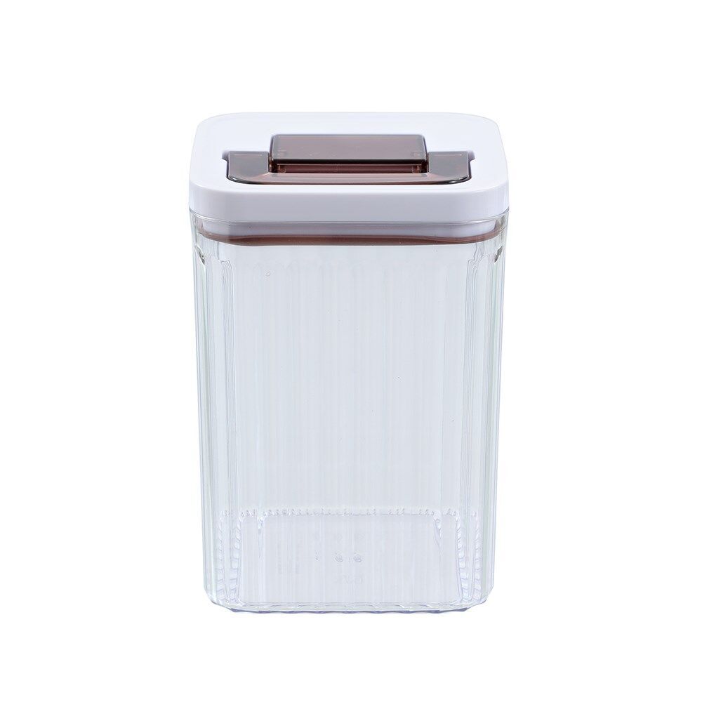 4PK Lemon and Lime Crystal Ribbed Food Storage Container 1.9L/18cm Assorted