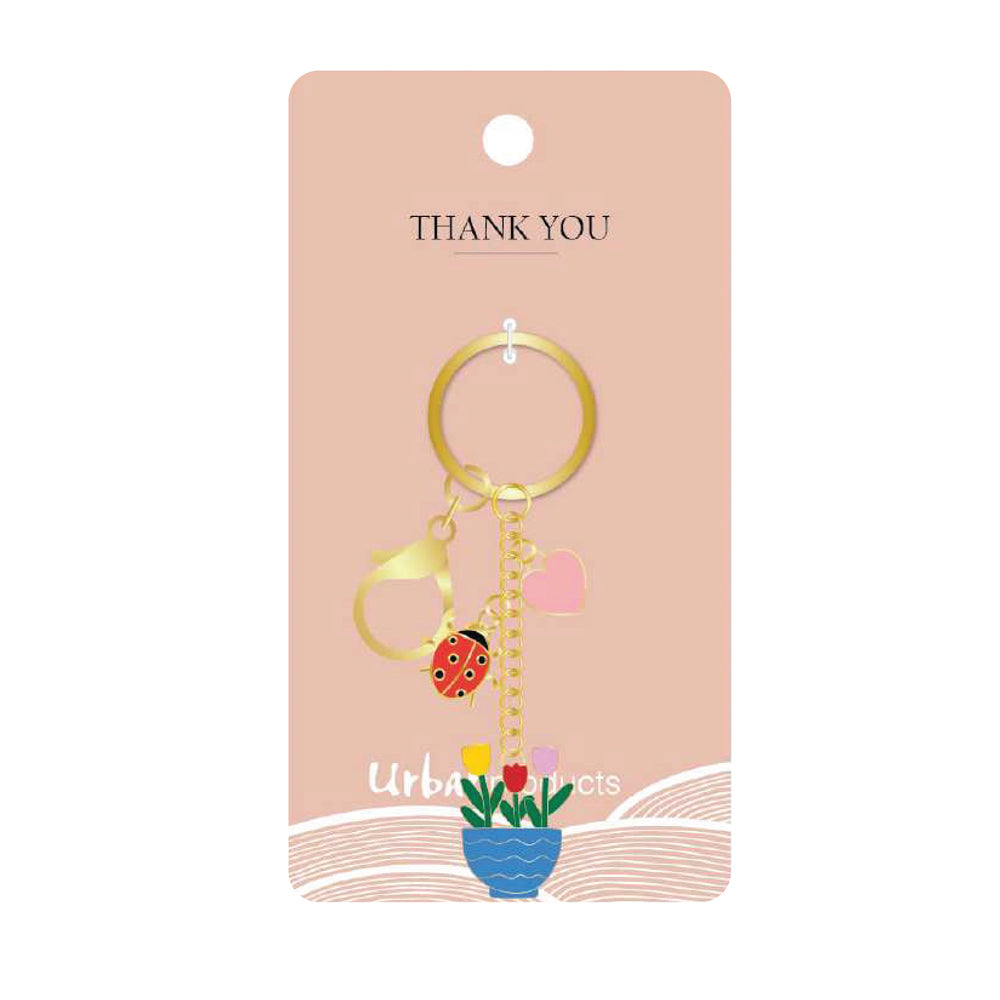 2PK Urban Products Thank You Keyring/Keychain Accessory Colourful 12cm