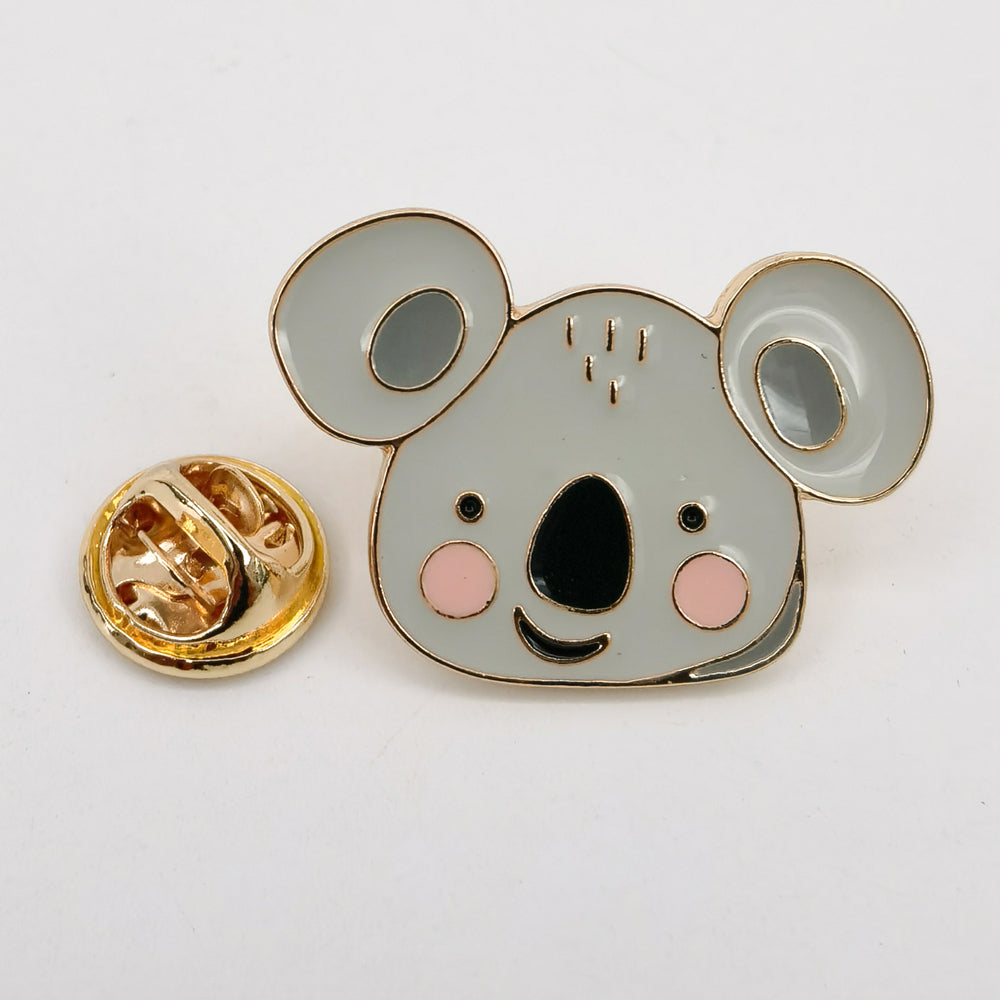 6PK Urban Koala Memento Pin Grey 2cm Display Decorative Keepsake