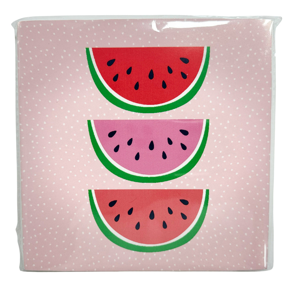12x 20pc Urban Watermelon Napkins Red Pink 33x33cm Kitchen Decor Tableware