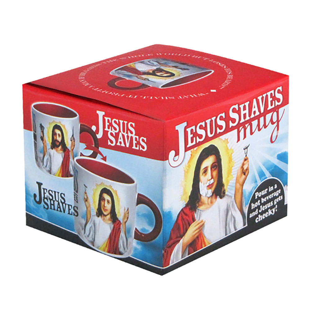 Unemployed Philosophers Guild 11cm Jesus Shaves Drinking Mug