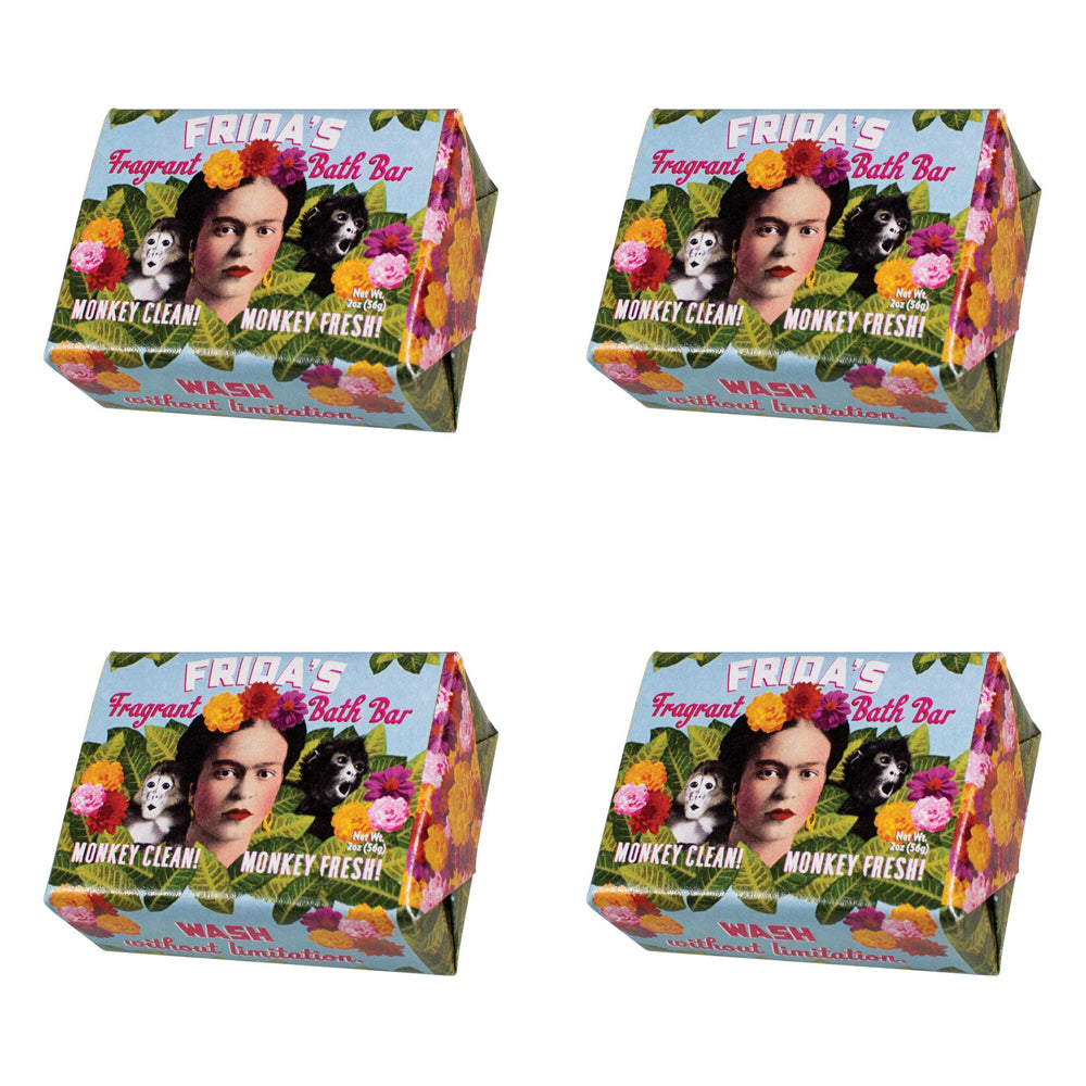 4PK Unemployed Philosophers Guild 56g Body Bar Soap Frida