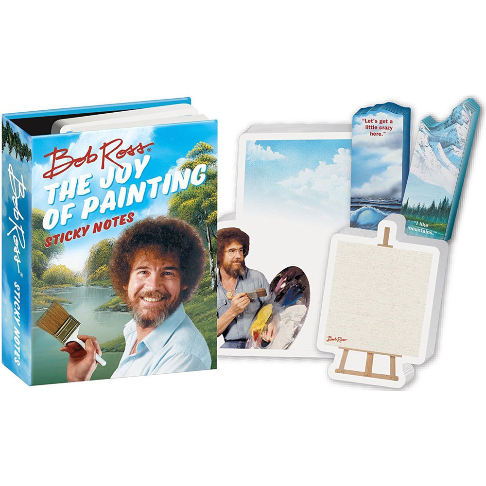 Unemployed Philosophers Guild Sticky Notes 10cm - Bob Ross
