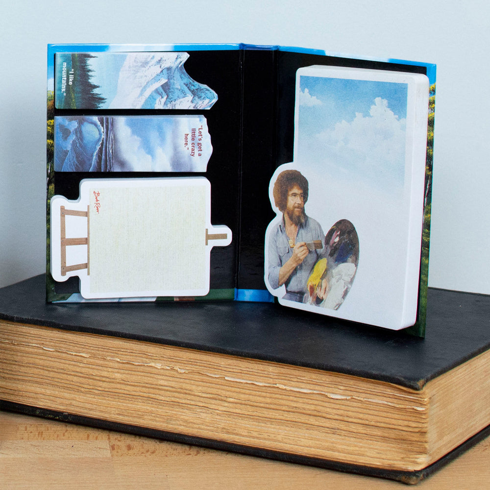 2PK Unemployed Philosophers Guild Sticky Notes 10cm - Bob Ross