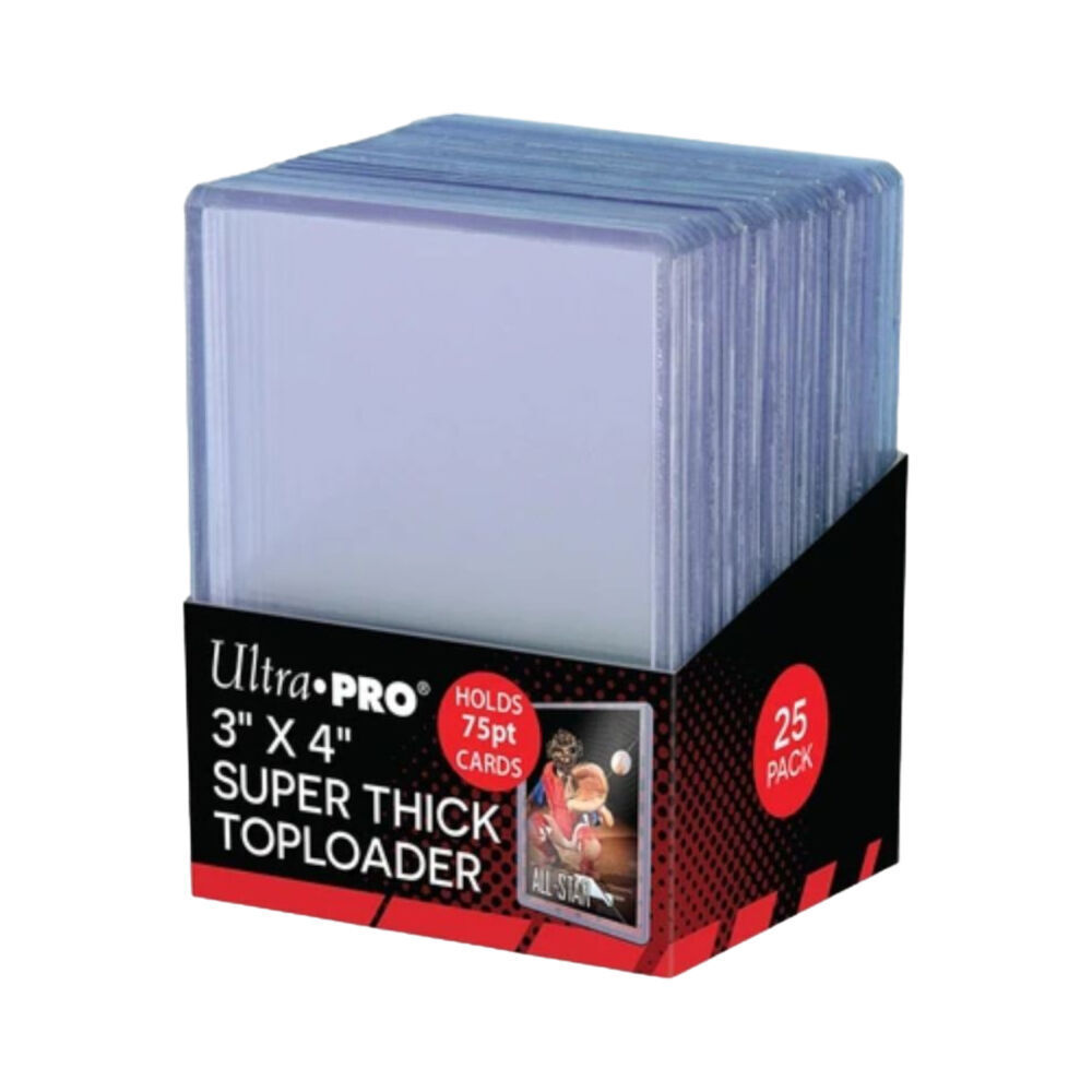 4x 25pc Ultra Pro Top Loader 75pt TCG/CCG Card Sleeve Case Set