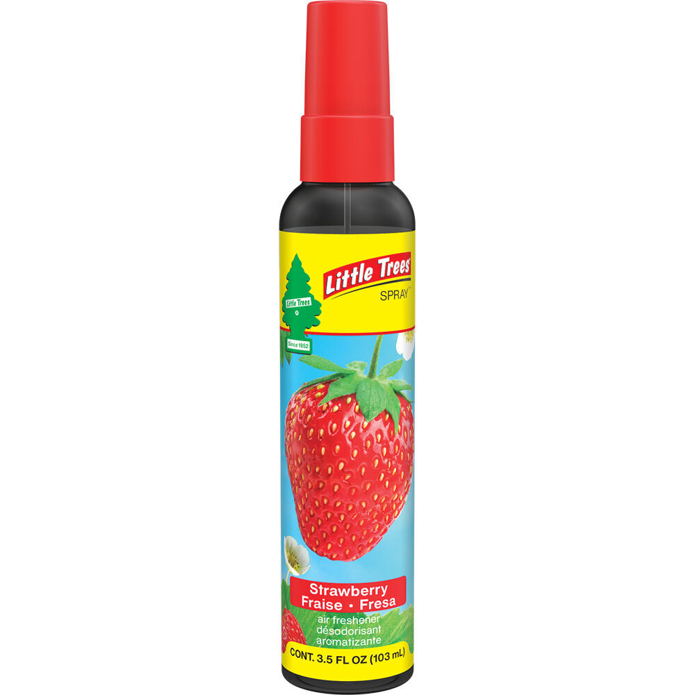 6PK Little Tree Pump Spray Car Air Freshener Fragrance 103ml Strawberry