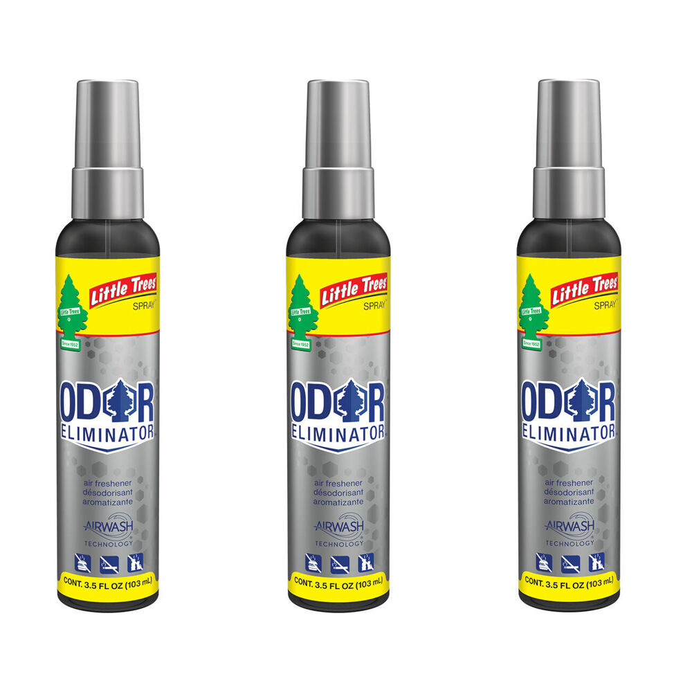 3PK Little Tree Pump Spray Car Air Freshener Fragrance 103ml Wash
