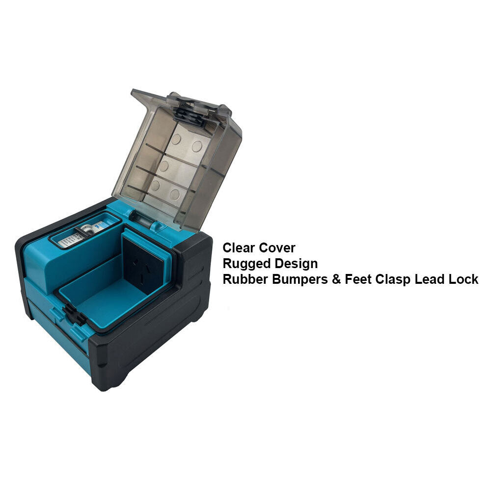 Ultracharge Portable Safety Power Cube Teal/Black