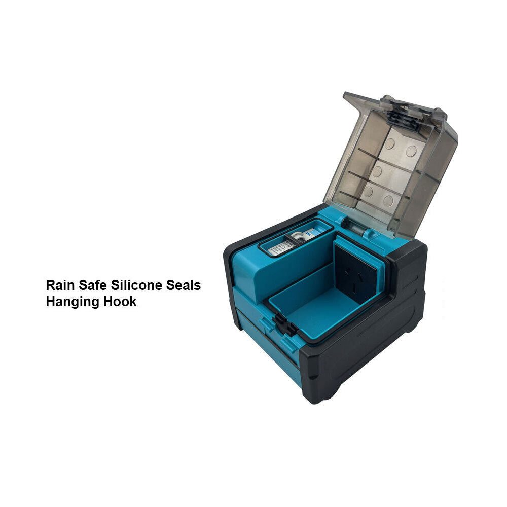 Ultracharge Portable Safety Power Cube Teal/Black
