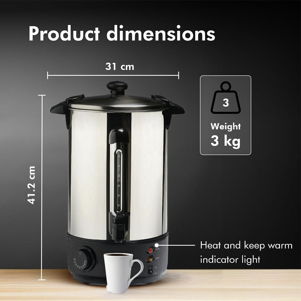 10L 40 Cup Electric Stainless Steel Hot Water Boiler