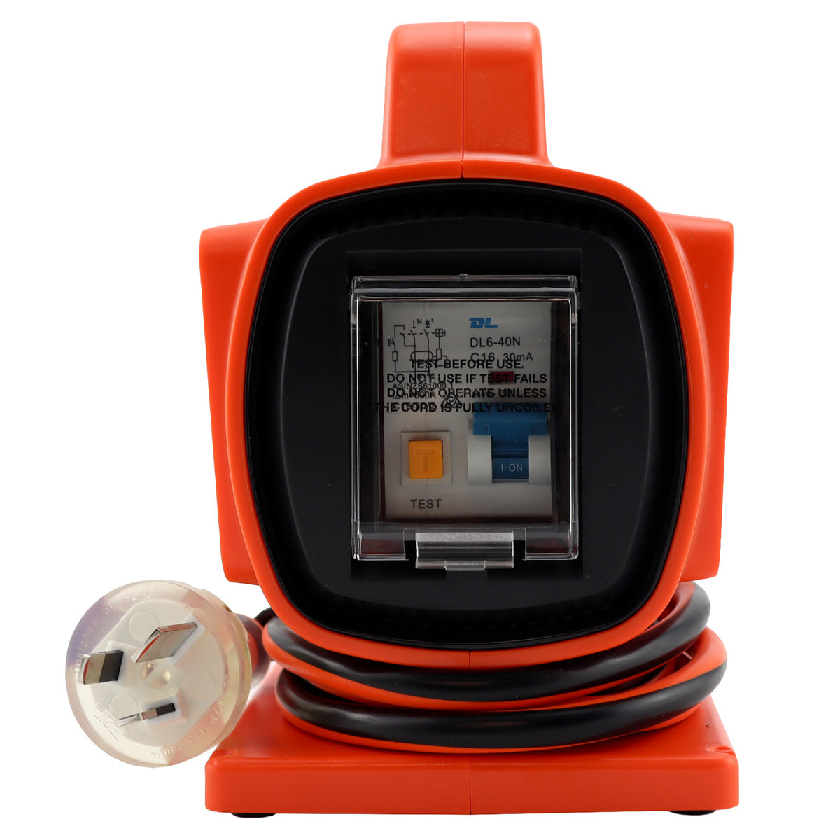 Ultracharge 15A 4 Way RCD Safety Power Block 15A Plug