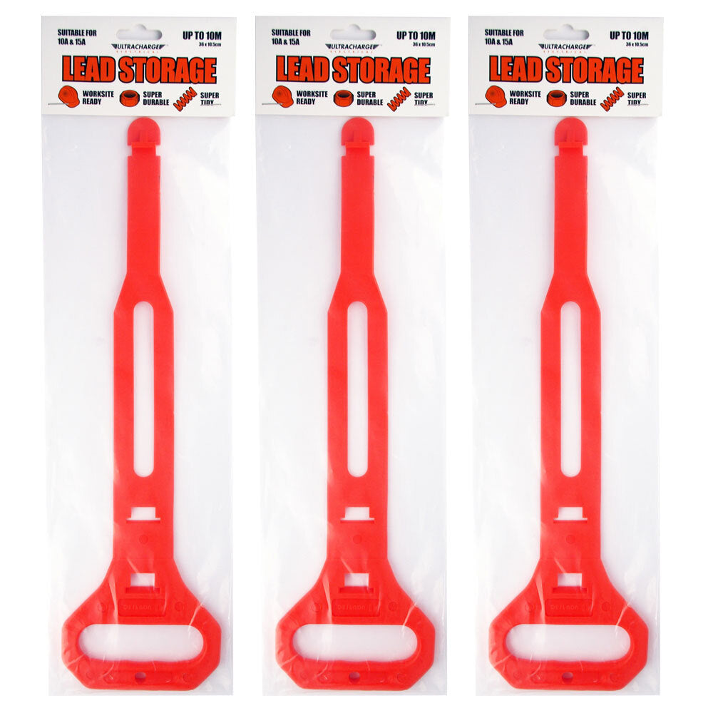 3PK Ultracharge Extension Lead Storage 3/5/7/10