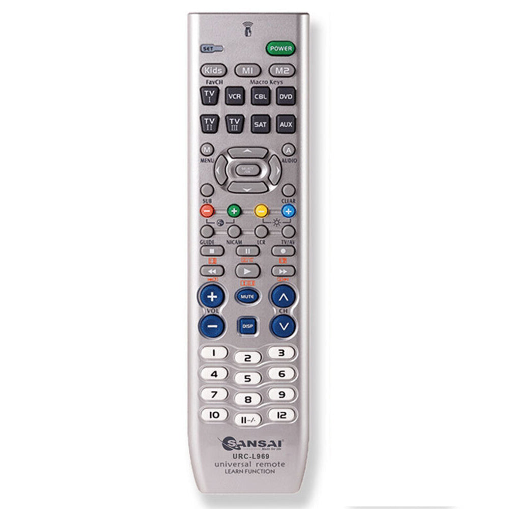 2PK Sansai 8 in 1 Universal Remote Controller