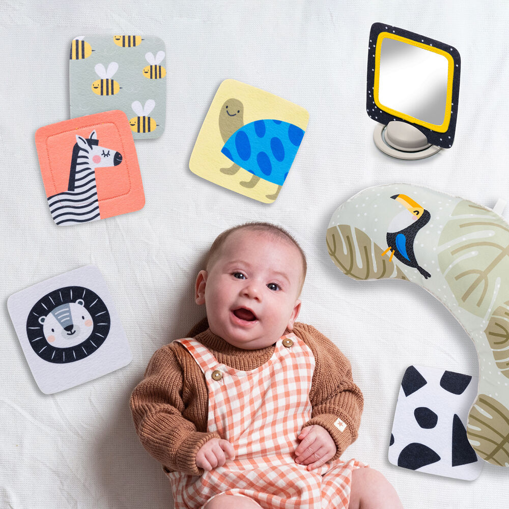 Taf Toys Tummy Time Set Sensory Mat and Pillow Combo Babies/Infants 0m+