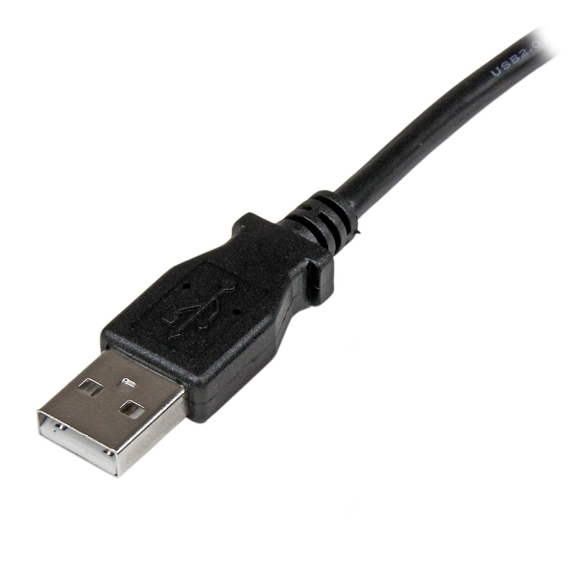1m Left Angle USB Printer Cable - USB 2.0 A to B