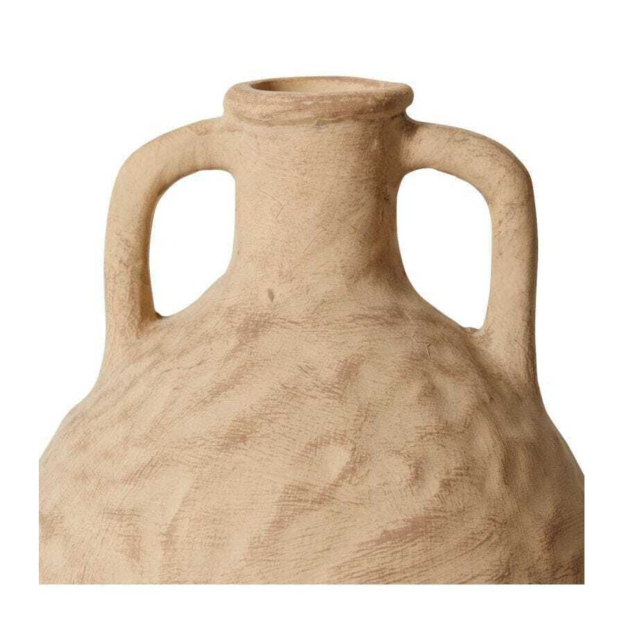 E Style Naomi 29cm Cement Plant/Flower Vase Decor - Brown