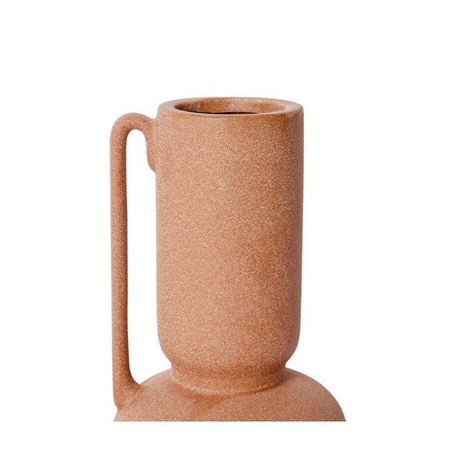 E Style Marcel 25cm Ceramic Flower Vase Decor - Terracotta