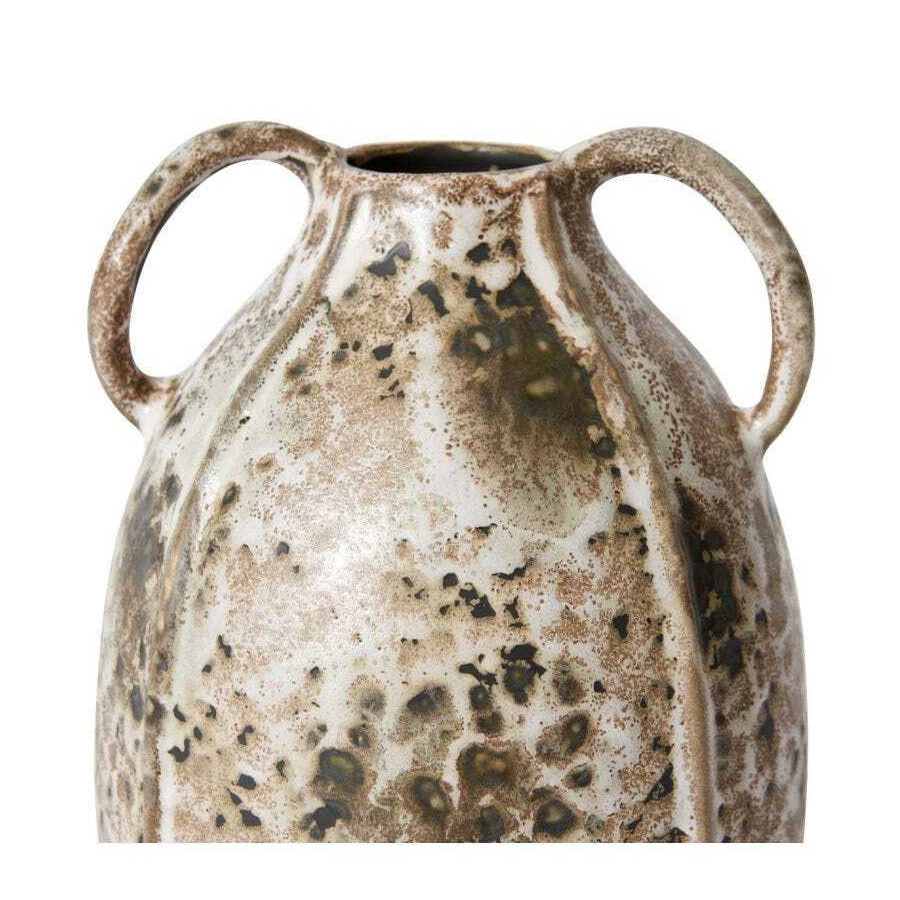 E Style Leanna 23cm Ceramic Flower Vase Decor - Grey