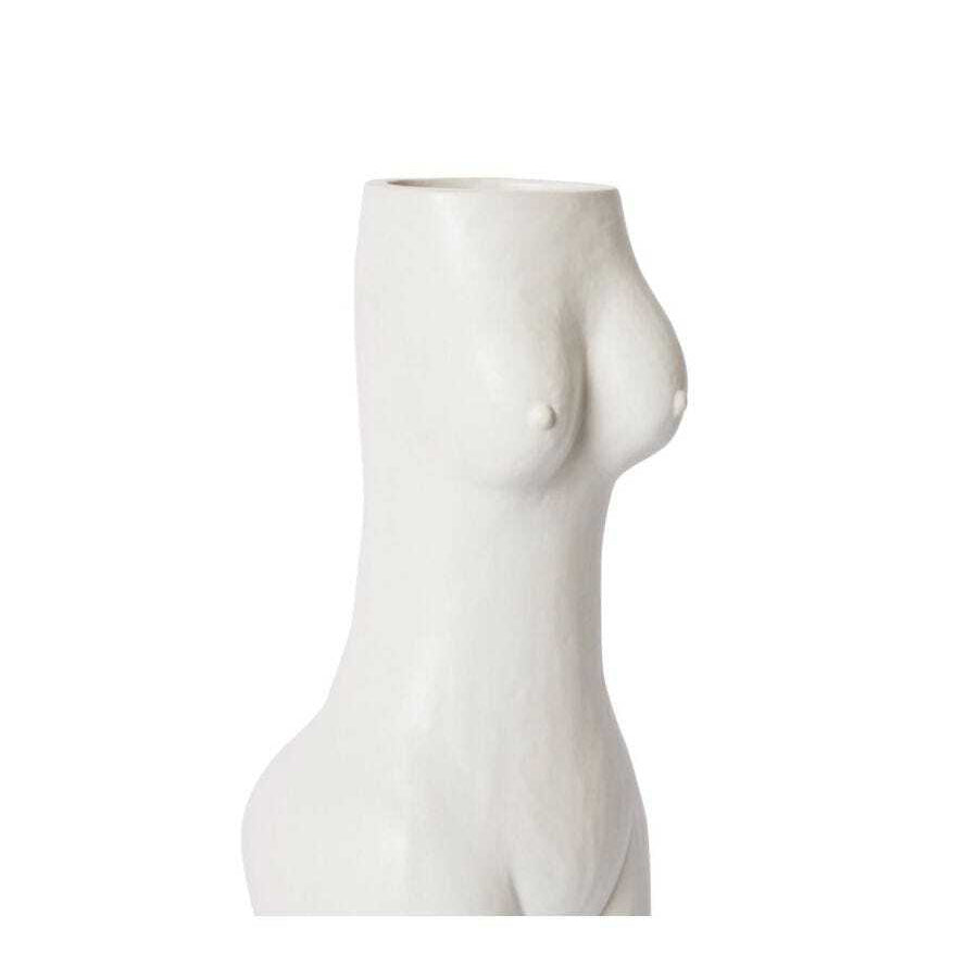 E Style Ariella 41cm Ceramic Flower/Plant Vase Decor - White