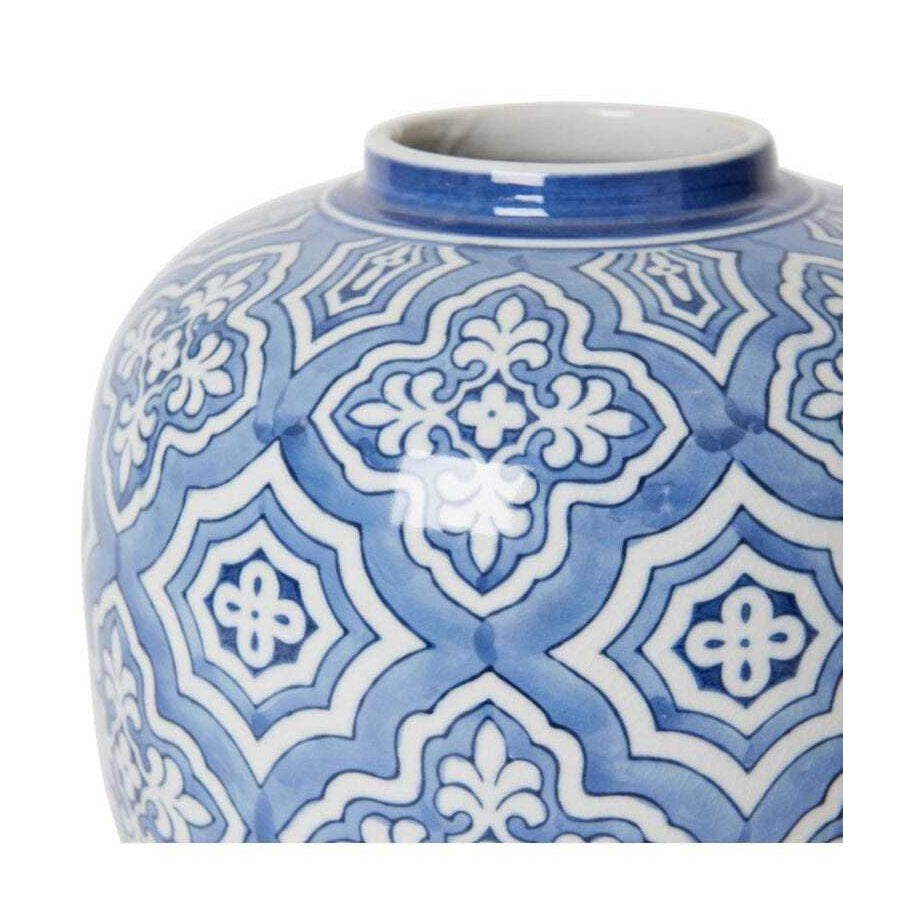 E Style Munni 23cm Porcelain Plant/Flower Vase Decor - Blue/Cream
