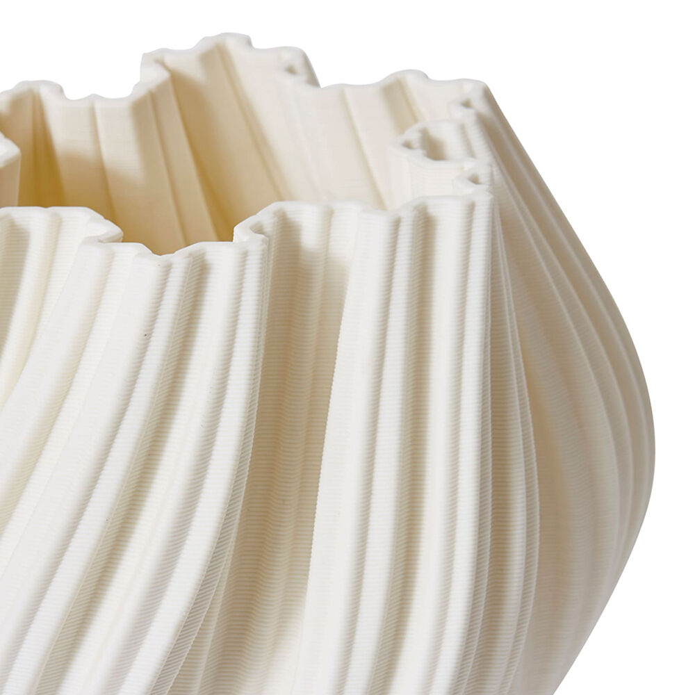 E Style Porcelain Avalon Vase Home Table Decor 20x30cm - White