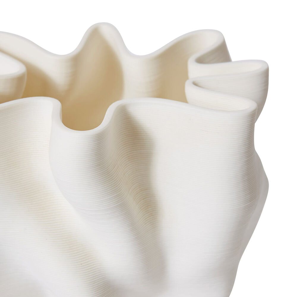 E Style Porcelain Ailsa Vase Home Table Decor 18x20cm - White