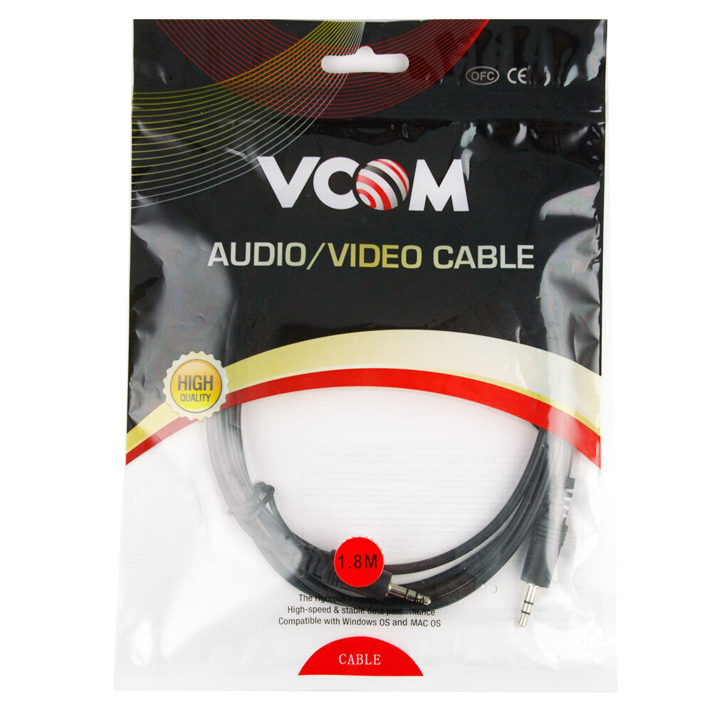 3PK V-Com 3.5St(M)/3.5St(M) Lead 1.8M