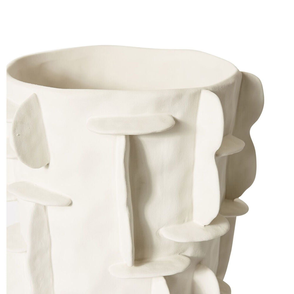 E Style Adora Tall Vessel Porcelain Flower Vase Home Decor 50cm - White